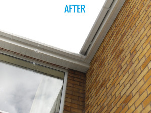 uPVC Gutter After